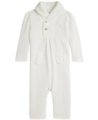 Polo Ralph Lauren Baby Girls Rib-Knit Coverall