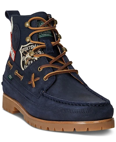 Polo Ralph Lauren Men's Ranger Mid Suede & Twill Boots