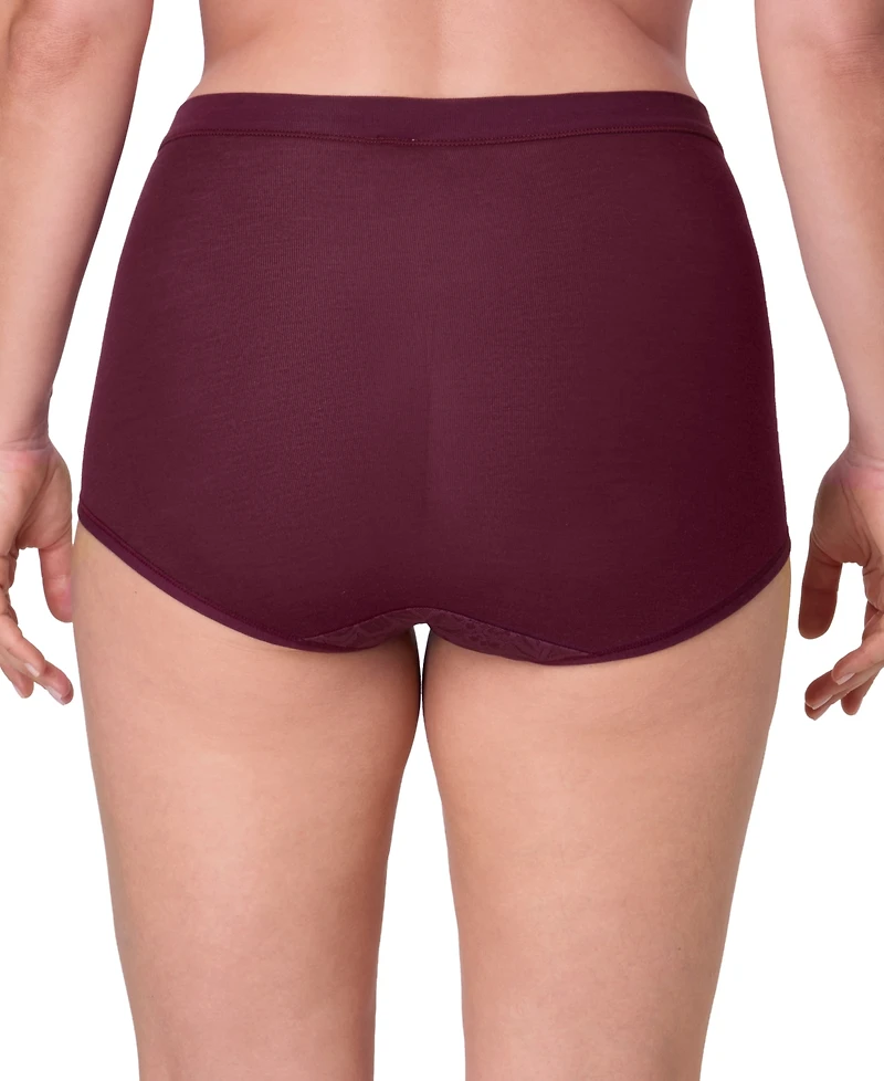 Bali Women's Breathe Lace High-Rise Brief Underwear Dfclbf