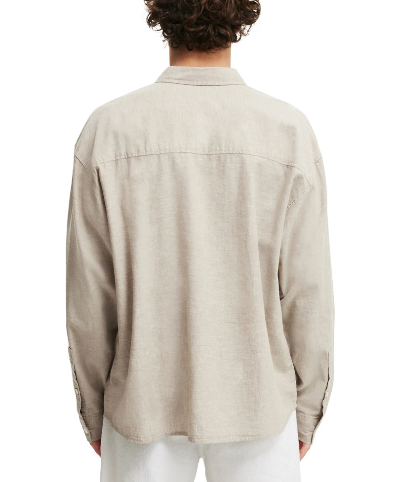 Cotton On Men's Eli Long Sleeve Shirt