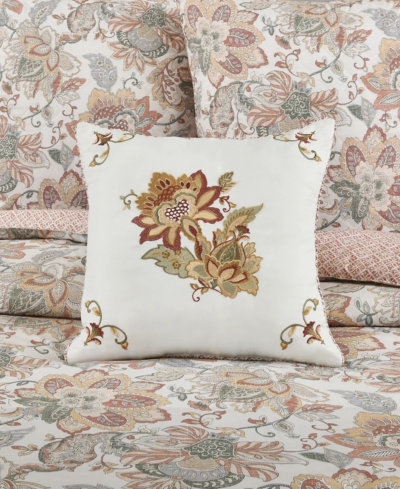 Royal Court Janessa Square Decorative Pillow, 16" x 16"