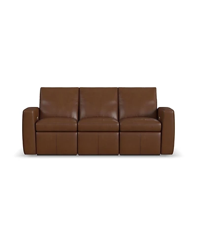 Flexsteel Aria 85" Sedona Leather Power Reclining Sofa