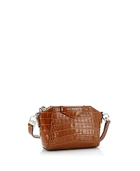 Pre-Owned Givenchy Nano Antigona Crossbody Bag Embossed Leather