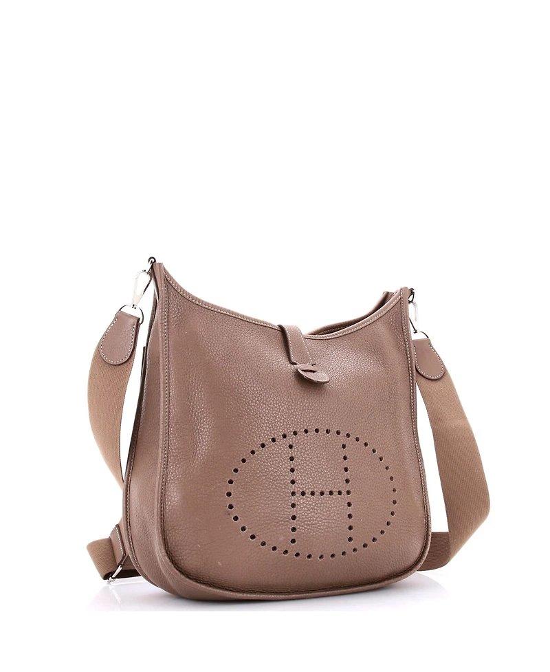Pre-Owned Hermes Gm Evelyne Bag Gen Iii Clemence