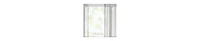 Kate Aurora Hotel Lux 2 Piece Charcoal Gray Rod Pocket Sheer Curtain Panels