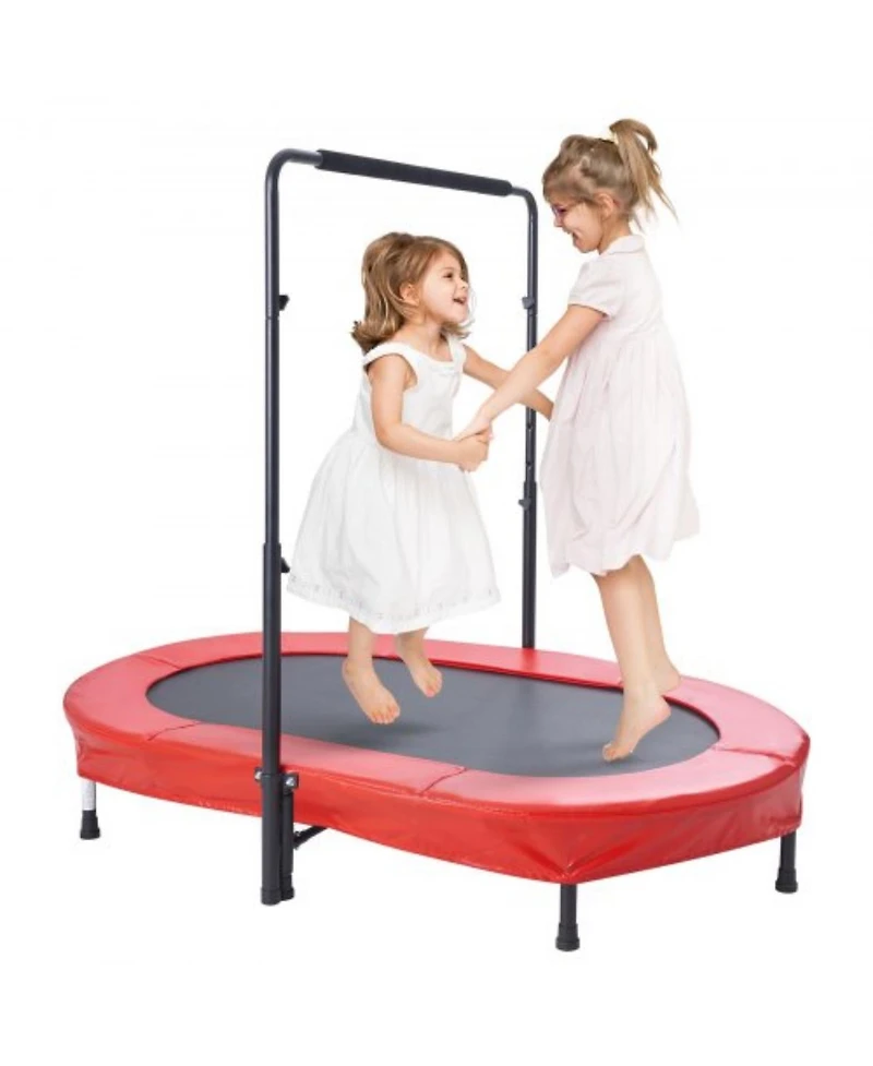 Slickblue Portable Foldable Mini Toddler Trampoline Indoor Outdoor Kids Bounce Toy