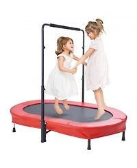 Slickblue Portable Foldable Mini Toddler Trampoline Indoor Outdoor Kids Bounce Toy