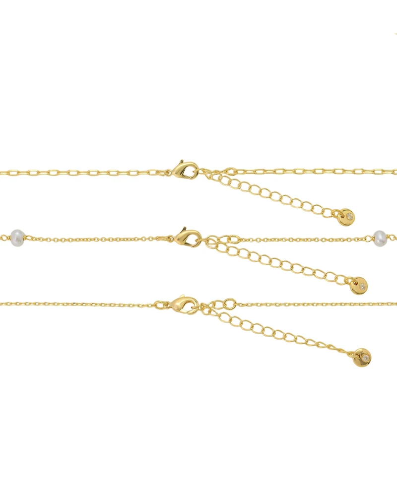 Unwritten Cubic Family Tree Pendant Layered Necklace Set
