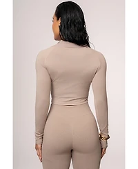 Jluxlabel Women's Momentum Ribbed Top