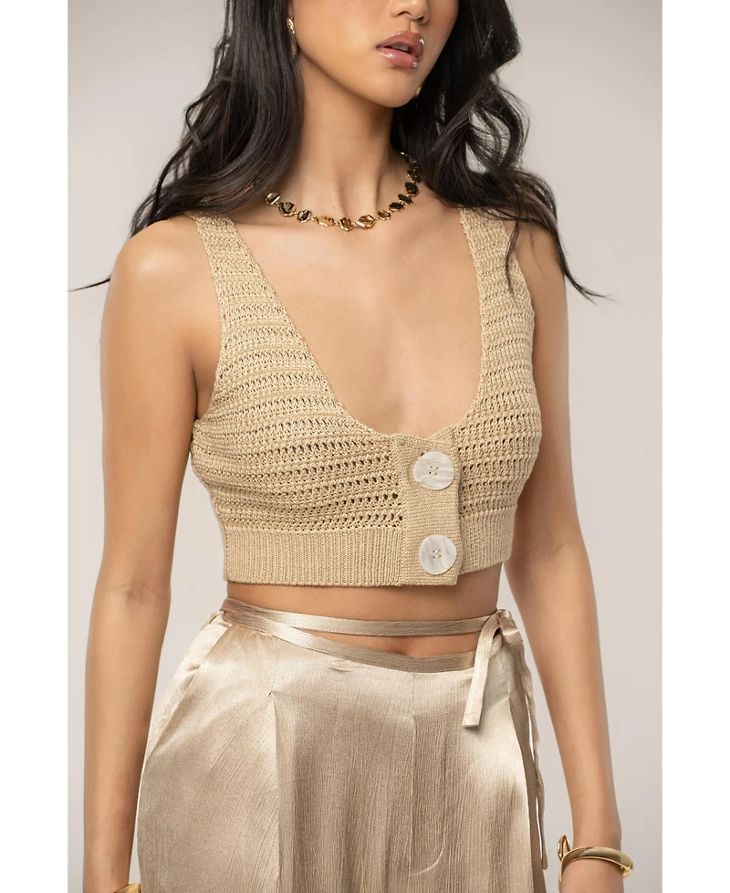 Jluxlabel Women's Salmah Crochet Top