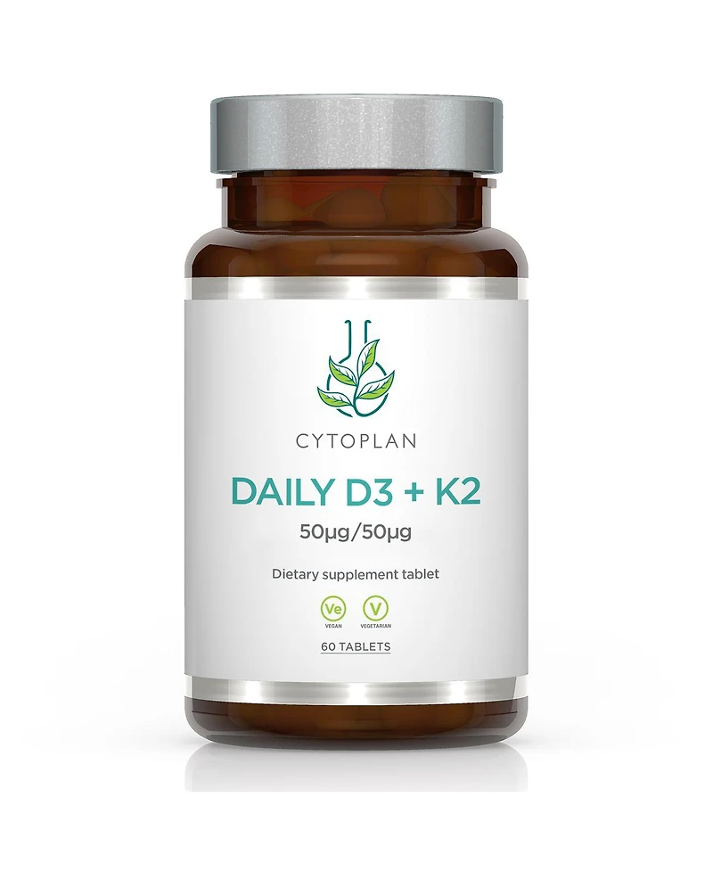 Cytoplan Daily Vitamin D3 & K2 60 (caps) Usa
