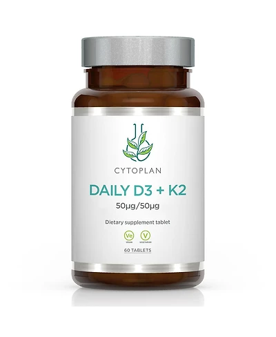 Cytoplan Daily Vitamin D3 & K2 60 (caps) Usa