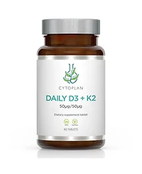 Cytoplan Daily Vitamin D3 & K2 60 (caps) Usa