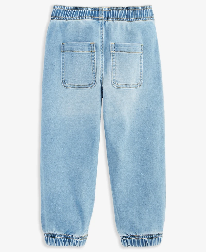 Epic Threads Toddler Boys 2T-4T Super Soft Stretch Knit Denim Jogger Jeans, Exclusively at Macy's