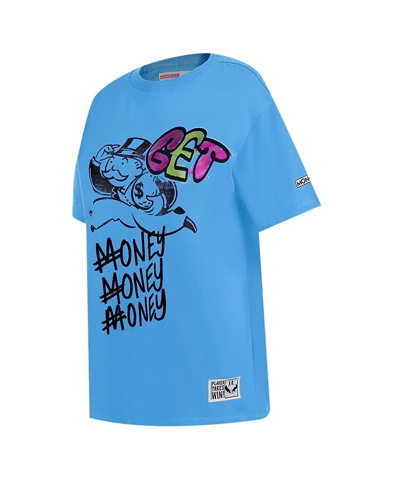 Freeze Max Women's Blue Monopoly Boyfriend T-Shirt