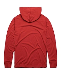 Homage Men's Red Philadelphia Phillies Lightweight Raglan Tri-Blend Pullover Hoodie