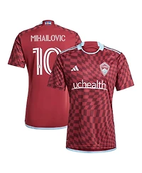Adidas Men's Djordje Mihailovic Burgundy Colorado Rapids 2024 One Flag Kit Replica Player Jersey