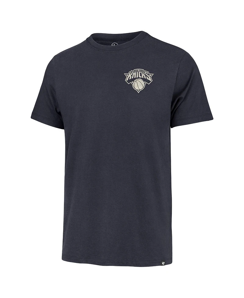 '47 Brand Men's Blue New York Knicks Turn Back Franklin T-Shirt