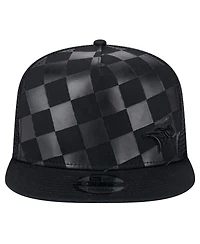 New Era Men's Black Toronto Blue Jays Score Check 9FIFTY A-Frame Trucker Snapback Hat