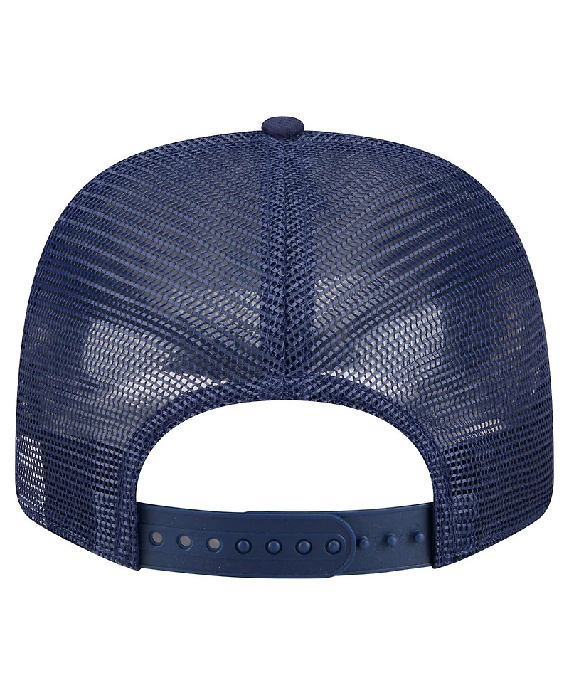 New Era Men's Navy Tampa Bay Rays Flag 9SEVENTY Stretch-Snap Hat