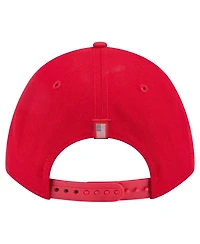 New Era Men's Red Cincinnati Reds American Flag 9FORTY M-Crown A-Frame Adjustable Hat