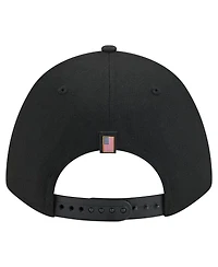 New Era Men's Black Arizona Diamondbacks American Flag 9FORTY M-Crown A-Frame Adjustable Hat