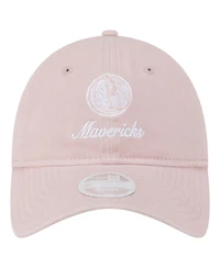 New Era Women's Pink Dallas Mavericks Gameday Preppy 9TWENTY Adjustable Hat