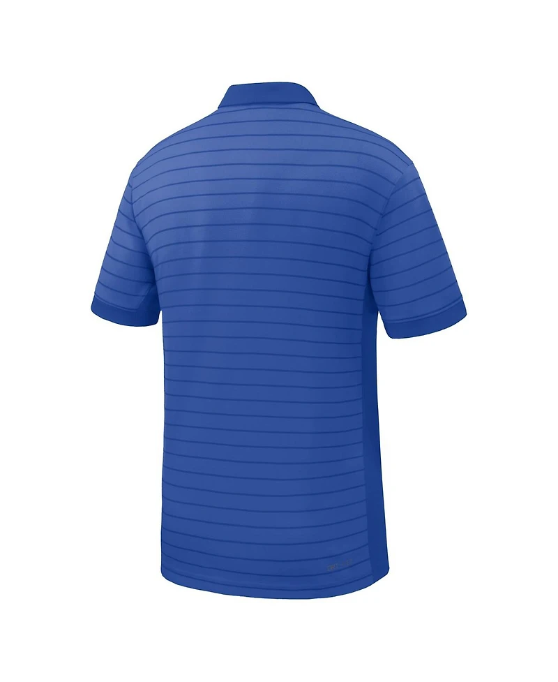 Nike Men's Royal Byu Cougars 2025 Early Season Coaches Sideline Victory Stripe Performance Polo Shirt