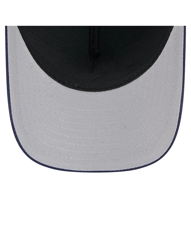New Era Men's Light Blue/Navy Athletics 2-Tone Color Pack 9FORTY M-Crown A-Frame Adjustable Hat
