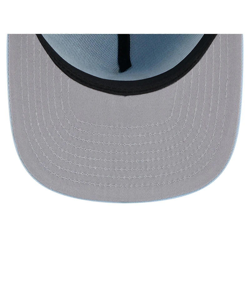 New Era Men's Light Blue Colorado Rockies Color Pack A-Frame 59FIFTY Fitted Hat