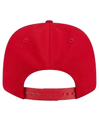 New Era Men's Red Cincinnati Reds Circle Patch 9SEVENTY Stretch-Snap Hat