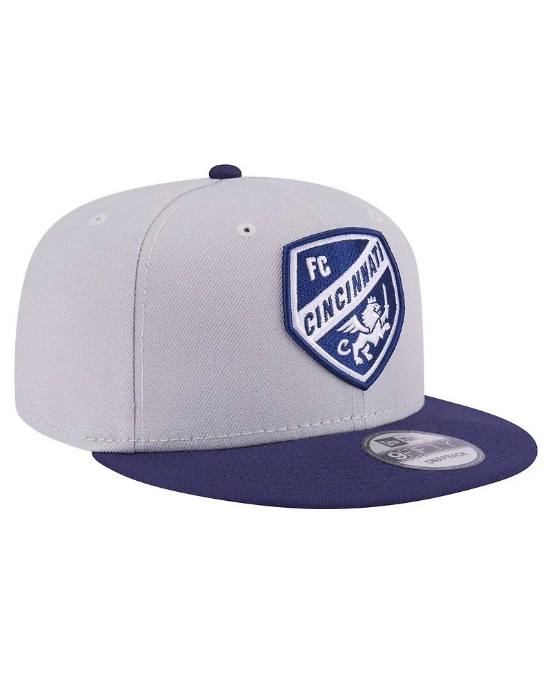New Era Men's Gray Fc Cincinnati Color Pack Two-Tone 9FIFTY Snapback Hat