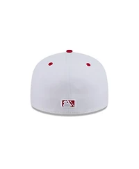 New Era Men's White Indianapolis Indians Theme Nights 59FIFTY Fitted Hat