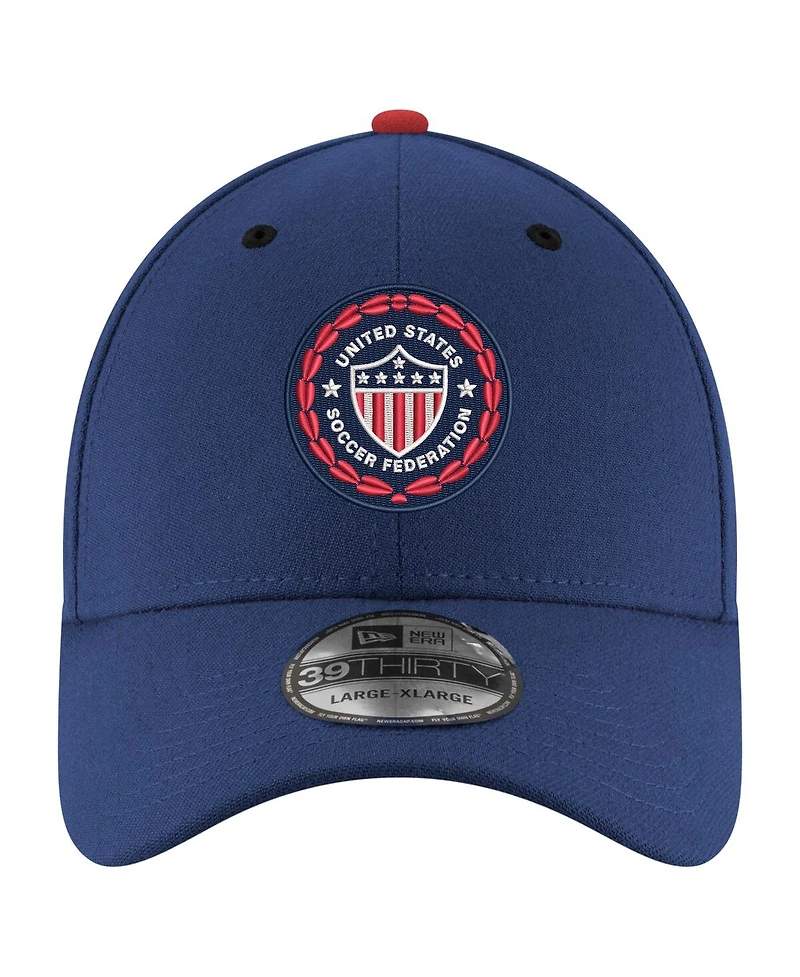 New Era Men's Navy Usmnt Retro 39THIRTY Flex Hat