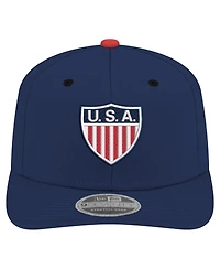 New Era Men's Navy Usmnt 1950 Retro 9SEVENTY Stretch-Snap Hat