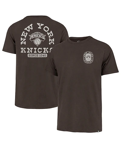 '47 Brand Men's Brown New York Knicks Back Canyon Franklin T-Shirt