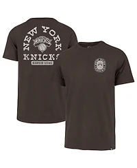 '47 Brand Men's Brown New York Knicks Back Canyon Franklin T-Shirt