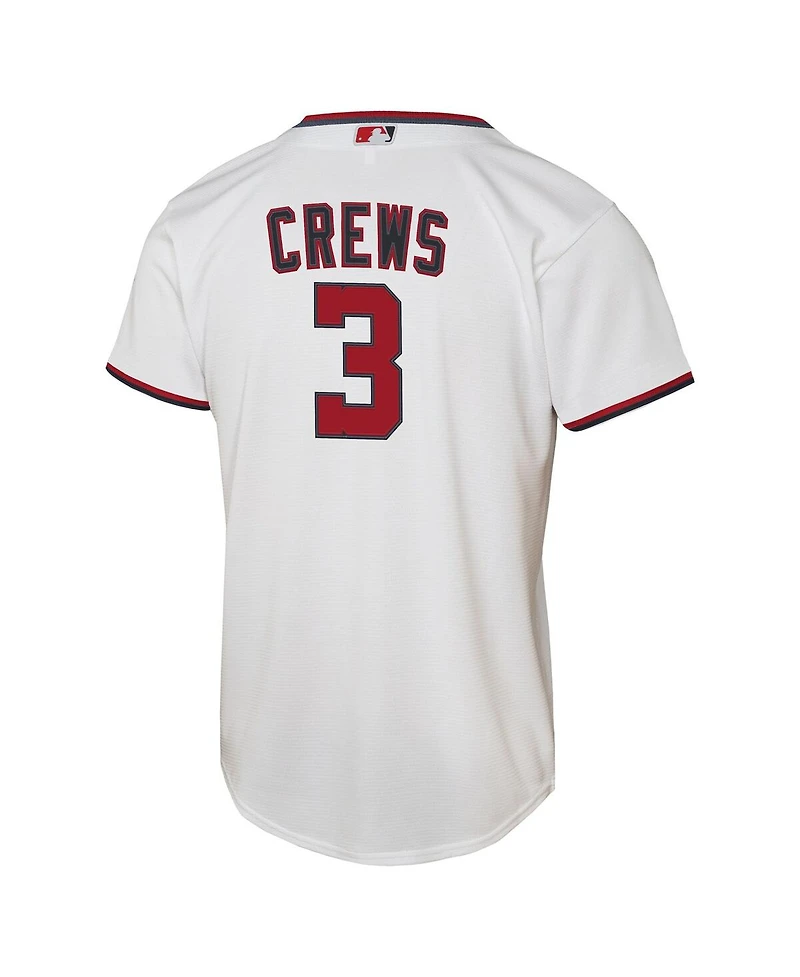 Nike Big Boys and Girls Dylan Crews White Washington Nationals Home Replica Jersey