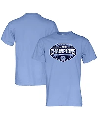 Blue 84 Men's and Women's Carolina Blue North Carolina Tar Heels 2025 Acc Baseball Conference Tournament Champions T-Shirt