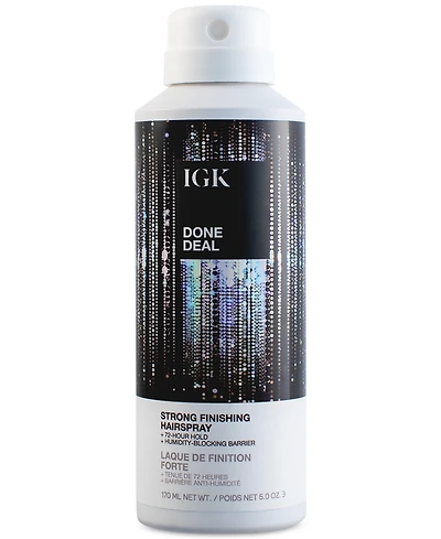 Igk Hair Done Deal Strong Finishing Hairspray, 5 oz.