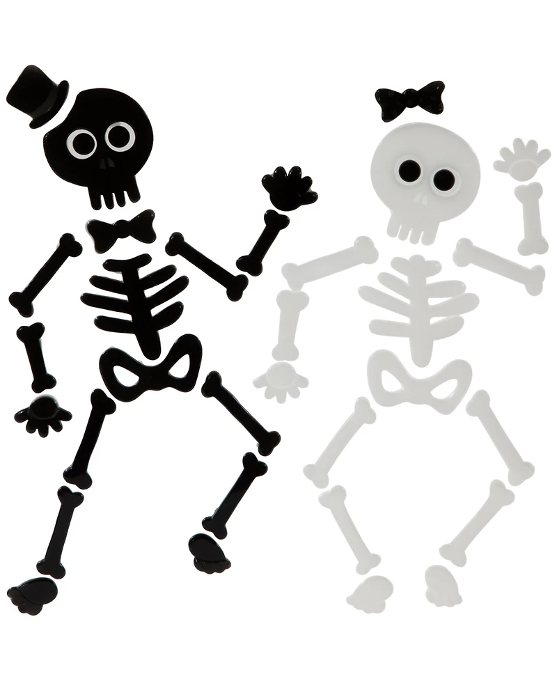 Northlight Double Sided Halloween Gel Window Clings, Set of 4