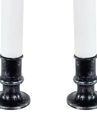 Northlight Led Dripping Blood Halloween Taper Candles with Timer, Set of 2