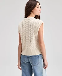 And Now This Women's Extended-Shoulder Cable-Knit Sweater Vest, Macy's Exclusive