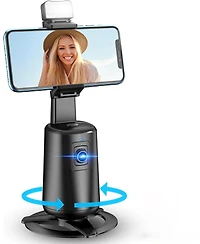 3p Experts 360°Gimbal Video Stabilizer With Auto Face Tracking-Black
