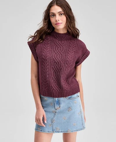 And Now This Women's Sleeveless Funnel-Neck Sweater, Exclusively at Macy's