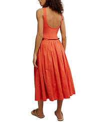 Free People Women's Nightingale Smocked Midi Dress