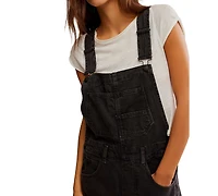 Free People Ziggy Cotton Denim Overalls