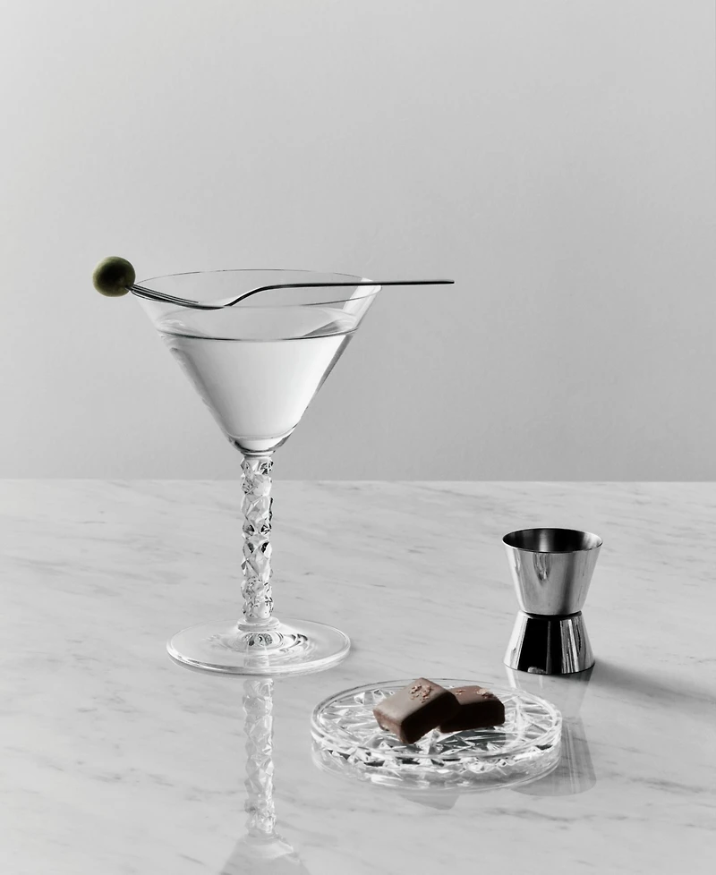 Orrefors Carat Crystal Martini Glasses, Set of 2