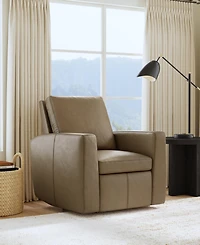 Flexsteel Aria 38" Fawn Leather Power Recliner