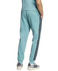 adidas Men's Essentials Regular-Fit 3-Stripes Fleece Joggers